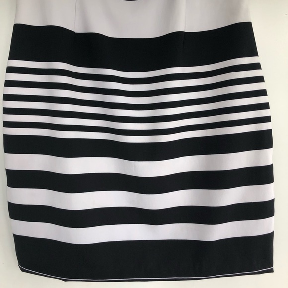 StitchBtween Black & White Striped Dress - Picture 3 of 8